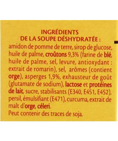 Royco Dehydrated soup Cream of asparagus and croutons 4 sachets of 20 cl - 60 g - Buy Online on GoSupps.com