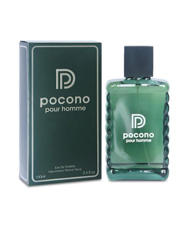 Pocono Men's Cologne Bold Scent Eau de Toilette 3.4 Fl Oz Perfume for Men Every Day Used Pocono 3.4 Fl Oz (Pack of 2)