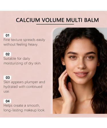 BCYIIELY Calcium Volume Multi Balm Collagen Infused Anti-Wrinkle & Firming Balm Intense Hydrating Lifting Cream for Lip Eye Face Neck Suitable for All Skin Types 3pcs - Buy Online on GoSupps.com