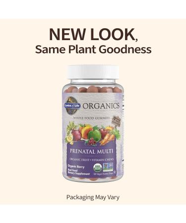 Garden of Life Organics Prenatal Gummies Multivitamin Bundle with 120 Turmeric Inflammatory Response Gummies - Buy Online on GoSupps.com