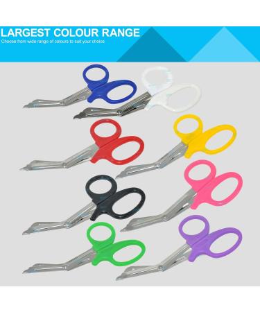 YNR Paramedic Vet EMT EMS Trauma Shears - 7.5 Black Utility Bandage Scissors for Nurses, Fire Rescue & First Aid - CE Certified - Buy Online on GoSupps.com