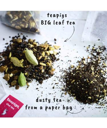 Sachets de th Teapigs Chai fabriqu s avec des feuilles enti res (1 paquet de 50 sachets de th ) Assam 50 Count (Pack of 1) - Buy Online on GoSupps.com
