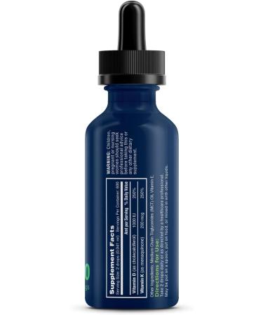 Athletic Greens Balanced Vitamin D3 and K2 Liquid Formula 24.5ml - Buy Online on GoSupps.com