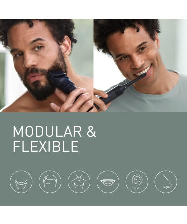 Panasonic Multishape Modular Personal Care System | 5-in-1 Trimmer & Grooming Kit | Beard Hair Body Toothbrush & Nose Trimmer | International Shipping - Buy Online on GoSupps.com