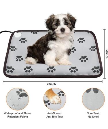 AILEEPET Pet Heating Pad Large  Dog Cat Heating Pad Indoor Auto Power Off Warming Mat M:23X17 IN - Buy Online on GoSupps.com