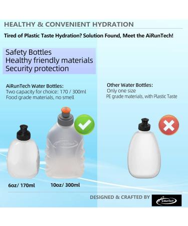 AiRunTech Hydration Running Belt - Zero Bounce Design for Running, Triathlon, Marathon - Fits Most Smartphones - Includes 2*6 oz Bottles (BK+GN) - Buy Online on GoSupps.com