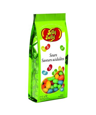 Jelly Belly Sours Mix Jelly Beans 212g - Candy Gift Bag Ideal for Christmas and New Year's Eve - Vegan Dairy-Free Gluten-Free Fat-Free Peanut-Free Candy Treat for Kids & Families Sweet Snack Alternative
