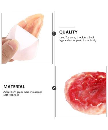 Happyyami 3Pcs 3D Horrible Wound Latex Stickers with Fake Blood - Halloween Makeup - Buy Online on GoSupps.com