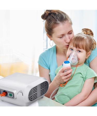 Nebulizer Machine for Adults and Kids | Portable Ultrasonic Jet Nebulizer with Accessory Set | Cool Mist Steam Inhaler for Home, Office, Travel | Includes Tubing, Mouthpiece, Masks - Buy Online on GoSupps.com