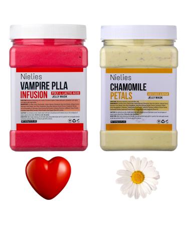 Nielies Vampire & Chamomile Patel Jelly Mask Facial Skin Care- Peel-Off Jelly Mask Set Jelly Mask For Facials Face Mask For Instant Hydration For Smoothing Anti-Aging