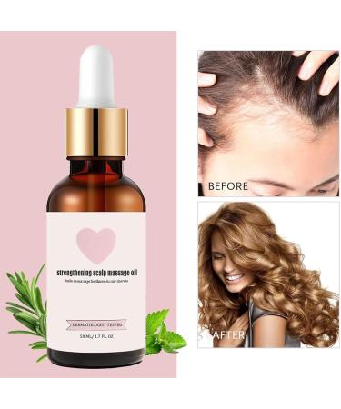 Hair Oil for Women Scalp Strengthening Massage Oil Nourishing and Volumizing Oil for Dry Damaged and Frizzy Hair - Buy Online on GoSupps.com