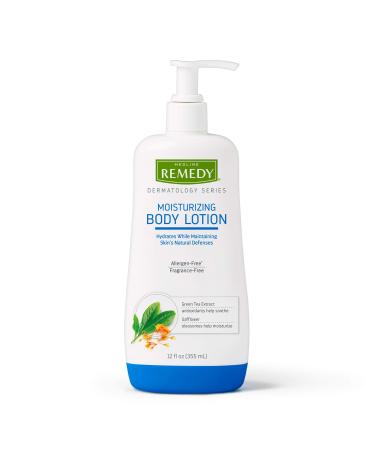 Remedy Dermatology Series Body Lotion for Dry Skin  12 Oz  Unscented Lotion  Paraben Free  Lotion for Sensitive Skin  White  unscented 12 Fl Oz