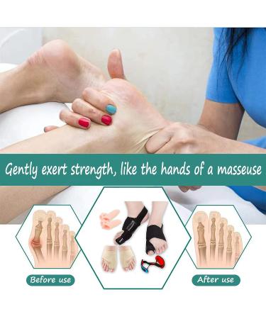 HASA Bunion Corrector Kit for Women & Men | Toe Straightener Splint Socks | Gel Pads & Separator | Bunion Relief Elastic Band - Buy Online on GoSupps.com