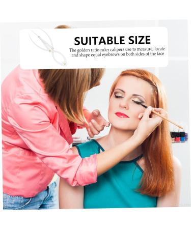 FOMIYES 1 Pc Golden Ratio Measuring Tool Travel Eyebrow Ruler Positioning Ruler Balance Ruler Miss Portable - Buy Online on GoSupps.com