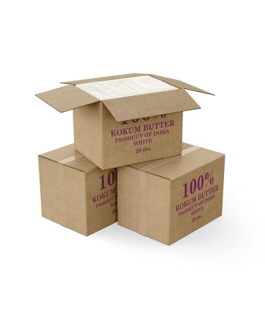 Raw Kokum Butter 16 oz - 100% Pure Natural Moisturizer for Skin Hair DIY Creams & Soaps - Food Grade Jar - Buy Online on GoSupps.com