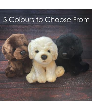 VFM Black Labrador Soft Toy - Lifelike 30cm Dog Plush - Buy Online on GoSupps.com