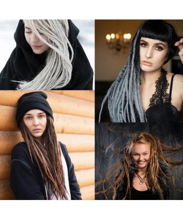 Dreadlock Monochrome hand hook dirty braid Synthetic Braiding Hair Extension High temperature synthetic fiber braided hair Hip Hop Street Dance Braid (Color : 26) - Buy Online on GoSupps.com