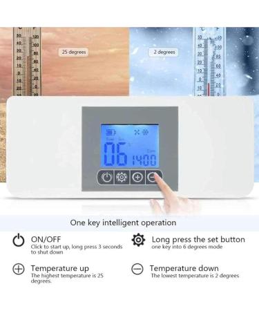 Portable Medicine Refrigerator Mini Refrigerated Medicine Refrigerator LED 2-8 C Small Medicine Travel Box Mini Medicine Refrigerator Lithium Battery - Buy Online on GoSupps.com