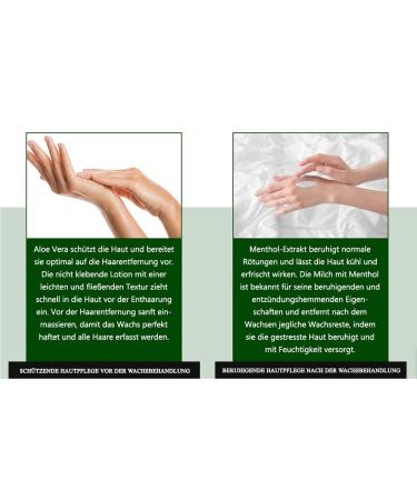 Dermawax Skin Care Set: Pre & Post Wax Treatment with Aloe Vera & Menthol - Removes Wax Residues - Buy Online on GoSupps.com