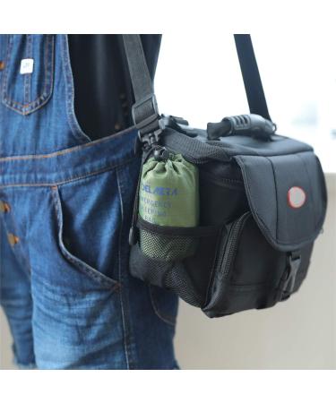 Delmera Emergency Sleeping Bag - Lightweight Waterproof Thermal Survival Gear for Outdoor Adventure - 2 Pack (Orange/Green) - Buy Online on GoSupps.com