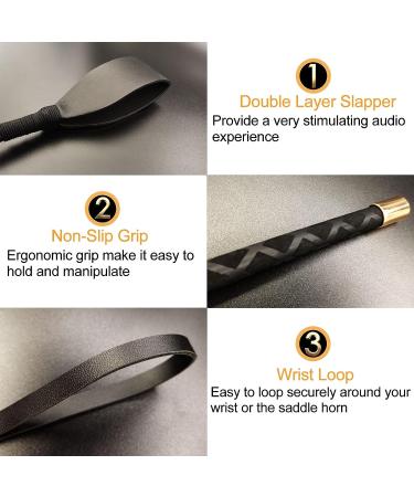 Keedolla 18 English Riding Crop with Wrist Strap - Horse Whip for Training & Shows - Buy Online on GoSupps.com