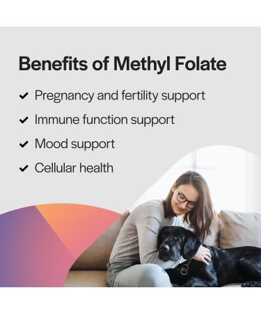 PureFormulas Methylfolate 800 mcg Active B9 (5-MTHF) for Cardiovascular Nerve & Mood Health Non-GMO Vegetarian Tablets 60 Count 60 Count (Pack of 1) - Buy Online on GoSupps.com