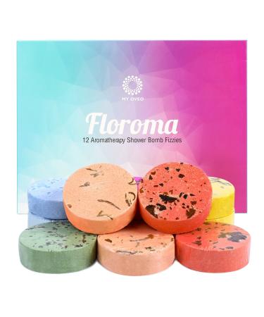 Shower Steamers Aromatherapy 12 Pack Home SPA Shower Bombs With Essential Oils Self Care and Valentines Day Gifts for Women