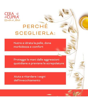 Cera di Cupra Hand Cream 75ml - Nourishing & Hydrating Daily Care Made in Italy Dermatologically Tested - Buy Online on GoSupps.com