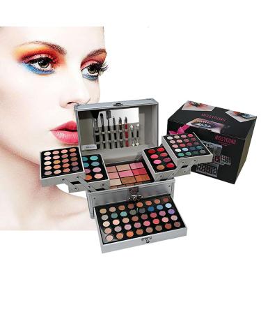 118 Colors Make up set teenagers girls Cosmetic Palette Set include Eyeshadow Palette Lipstick Blush Foundation Concealer Face Powder Mascara Lipgloss Brush for Every Woman