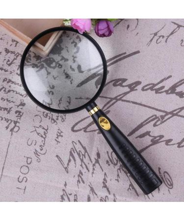 Magnifiers 100% Hd Glass Handheld Magnifying Glass 10X High Optical Real Glass Magnifier Lens for Reading Outdoor Microscope Optical Lenses Protect Vision Without Hurting Eyes Lofty Ambition - Buy Online on GoSupps.com