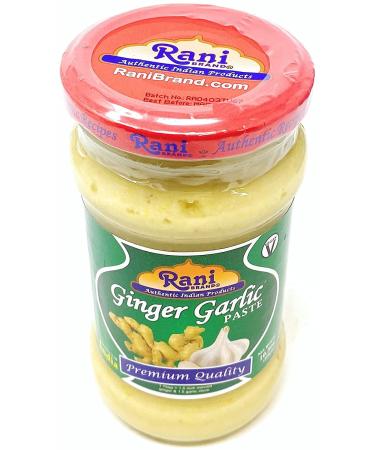 Rani Ginger Garlic Cooking Paste 10.5oz Glass Jar - Vegan, Gluten Free, NON-GMO - Indian Origin Ginger Garlic - 10.5 Ounce - Buy Online on GoSupps.com