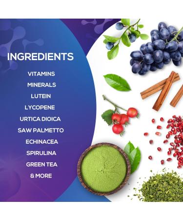 Men's Multivitamin - Energy & Immune Support Supplement with Vitamin A, B12, C, D & E - 120 Count - Buy Online on GoSupps.com