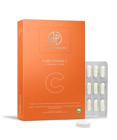 Perfect Health Perfect Health - Pure Vitamin C 1000mg - 30 Vegetarian Capsules - Immune System Collagen Skin & Energy - High Quality Additive-Free 15-Day Supply