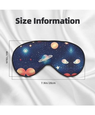 Starry Sky Universe Space Print Eye Mask - Ultra-Soft Light-Blocking for Optimal Comfort & Restful Sleep | International Shipping - Buy Online on GoSupps.com