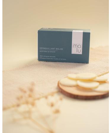 Malu Solid makeup remover singleuse tablet size 100 natural made in France - Buy Online on GoSupps.com