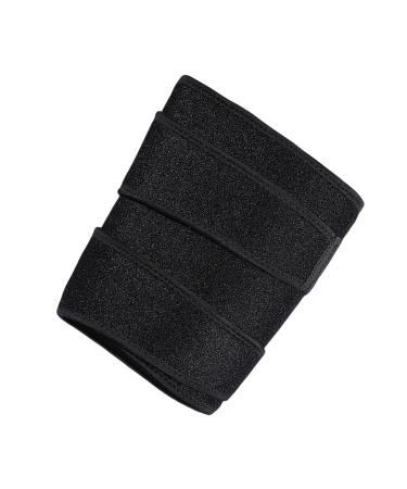 Thigh Brace - Adjustable Compression Sleeve for Hamstring & Quad Pain Relief | Supports Groin Injury Recovery - Buy Online on GoSupps.com