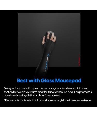 Pulsar eS ARM Sleeve - Enhance Focus Reduce Fatigue & Friction Black (Medium Short Finger) - International Shipping Available - Buy Online on GoSupps.com