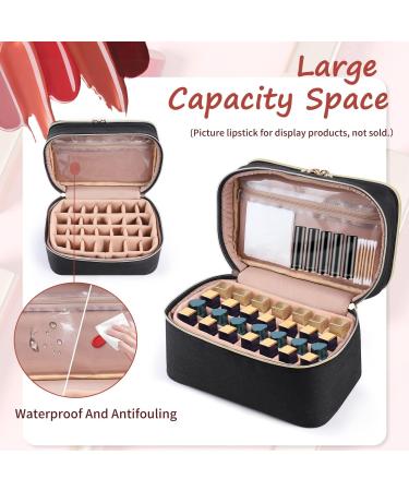 Portable Lipstick & Lip Gloss Organizer Case - Large Capacity Makeup Bag for Artists - Buy Online on GoSupps.com
