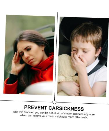 HAPINARY 4pcs Anti Motion Sickness Bracelet Seasickness Wristband - Turquoise Handmade Jewelry for Travel Nausea Relief - Buy Online on GoSupps.com