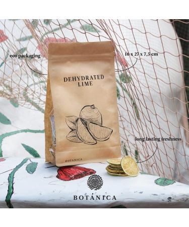  BOT NICA Dried Lime for Cocktails and Teas 200g. Sugar-free dehydrated lime made from 100% natural ingredients. Dried lime slices perfect as Christmas decorations. - Buy Online on GoSupps.com