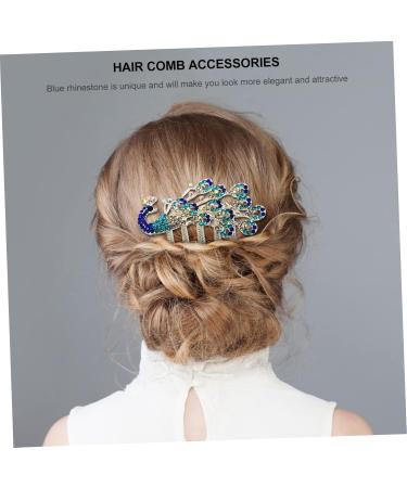 Diamond Phoenix Hair Comb Hair Barrettes Hair Pin Rhinestone Bobby Pins Bride Hair Clip Pearl Wedding Headpiece Hair Combs for Women Hair Comb Accessories Bridal Hair Comb Alloy Gogogmee - Buy Online on GoSupps.com