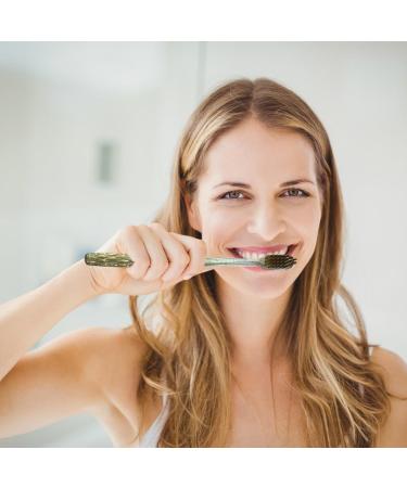 Travel Toothbrush Set - 6 Soft Bristle Toothbrushes for Family & Women | Portable & Clean Sandbook Travel Kit - Buy Online on GoSupps.com