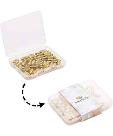 PandaHall Screw Twist Clasps 50 Sets - Brass Barrel Jewelry End Tip Caps for DIY Bracelet & Necklace Making - Buy Online on GoSupps.com