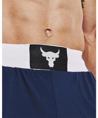 Under Armour Men's Project Rock Boxing Shorts X-Large - Academy Blue/White - Buy Online on GoSupps.com