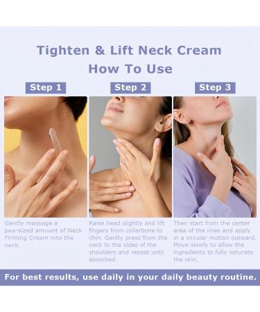 50ml Neck Firming Cream Tighten and Lift Firming Neck Cream Advanced Tightening Moisturizer Anti-Aging Neck Cream for Tightening Tightening and Repair Decolletage Cream Skin Firming Body Cream For All - Buy Online on GoSupps.com