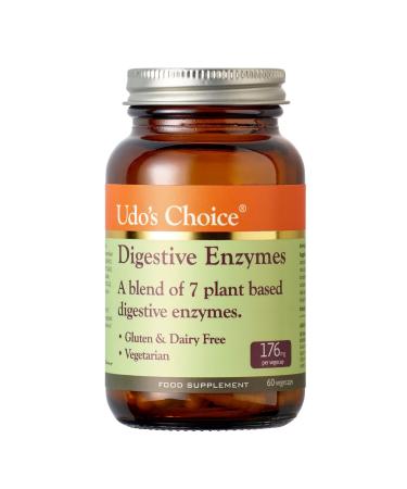 Udo's Choice Digestive Enzyme Blend 60 Caps 60 Count (Pack of 1)