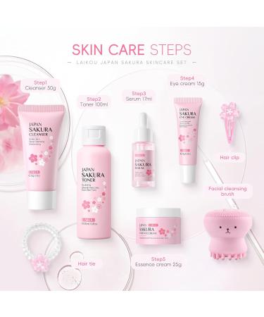 Ultimate Skin Care Set - Facial Cleanser Toner Serum Eye Cream & More | Shop Internationally - Buy Online on GoSupps.com