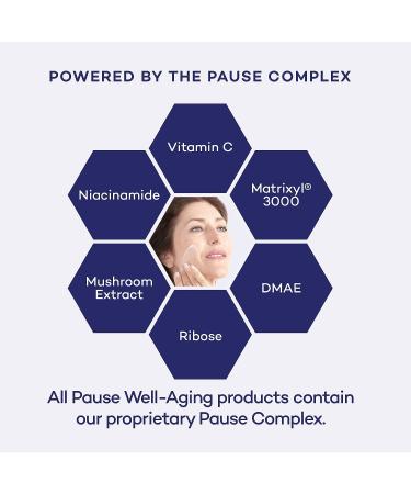 Pause Well Aging Collagen Boosting Moisturizer - Hyaluronic Acid, Vitamin B3 & C - 2 fl oz - Buy Online on GoSupps.com