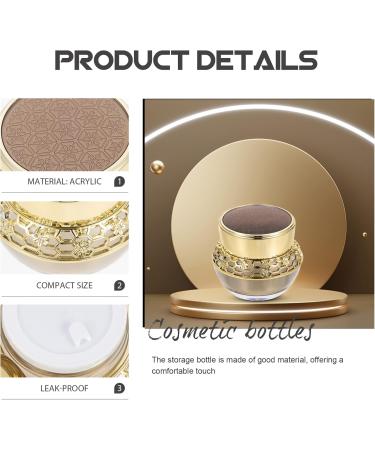 FRCOLOR Cream Bottle Terrarium Mini Cosmetic Container Mini Jars Container with Lid 2oz Jars with Clear Container Lotion Bottle Small Plastic Containers Soap Pp Travel Cosmetic Box Glass - Buy Online on GoSupps.com