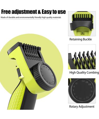 14-Length Precision Adjustable Guide Comb for One Blade Attachments - Replacement Combs Kit for QP2520 QP2530 QP2620 QP2630 - Buy Online on GoSupps.com